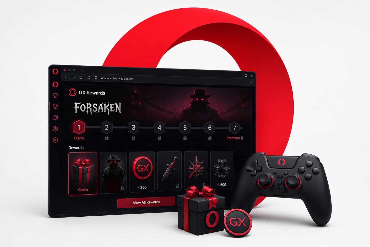 Opera GX в Forsaken