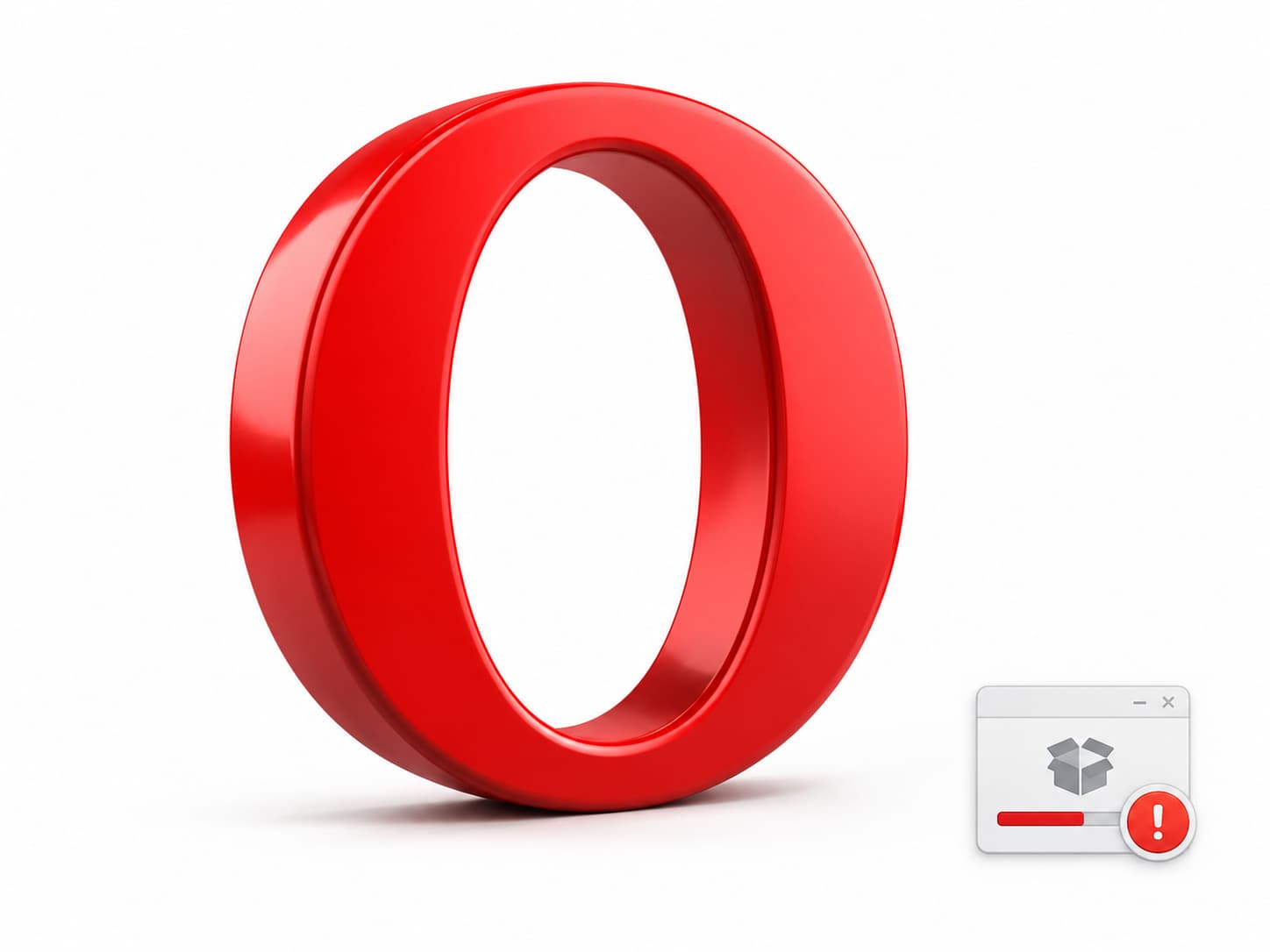 Opera GX не устанавливается 