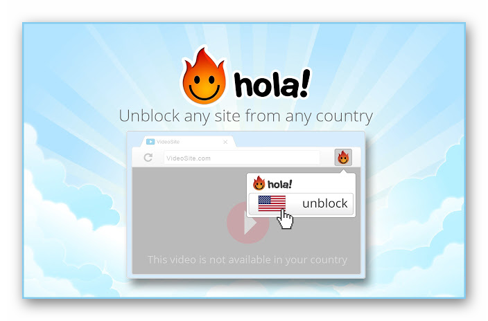 Картинка Hola VPN для Opera