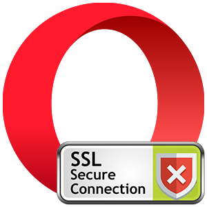 В браузере Opera ошибка SSL-сертификата